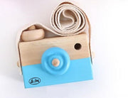 B-Joy Houten speelgoed Camera voor Kinderen Fototoestel Cadeau Jongens| Kleur Blauw
