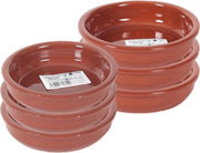 Set van 6x tapas bakjes/schaaltjes Bilbao 14 cm en 12 cm - Tapas/creme brulee ovenschaaltjes/serveerschaaltjes