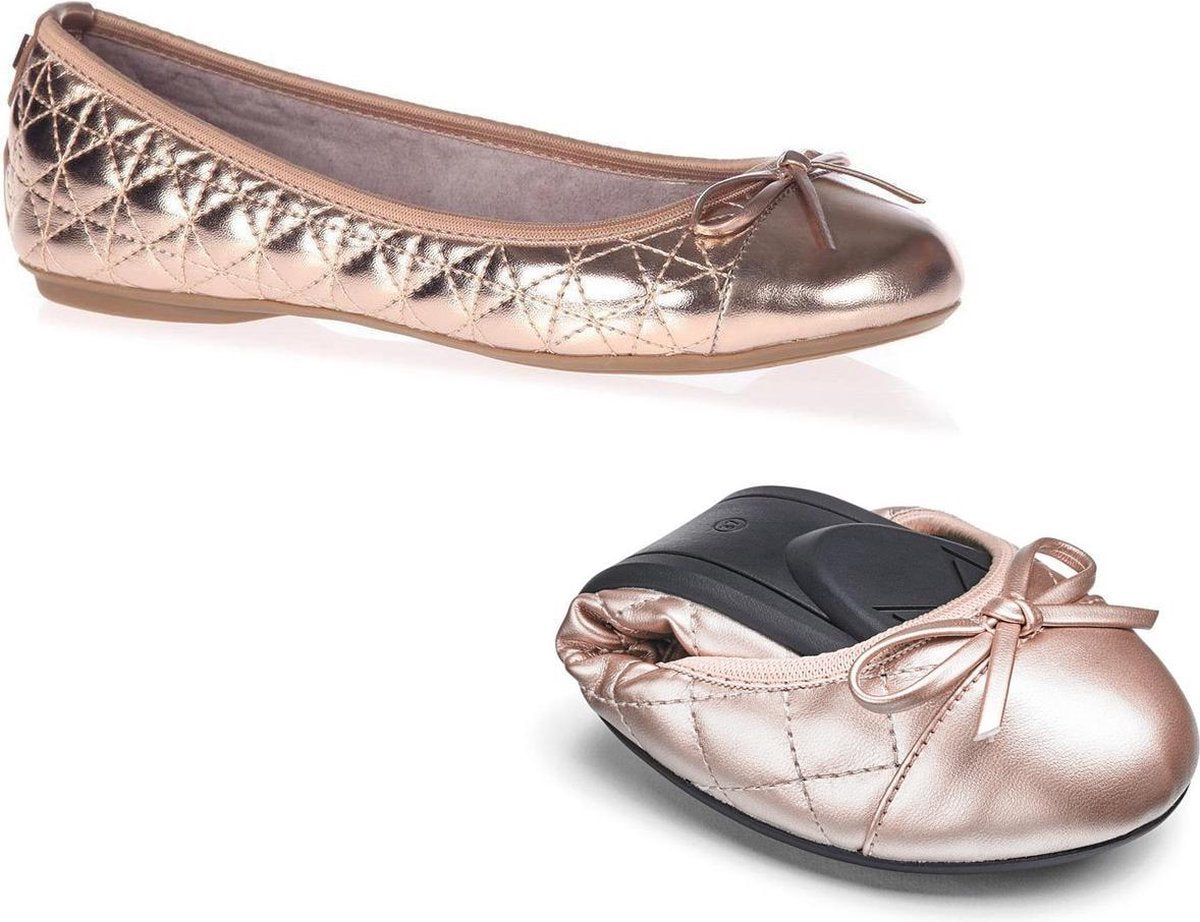 Sorprese – ballerina schoenen dames – Butterfly twists Olivia Rosé Goud – maat 40 - ballerina schoenen meisjes
