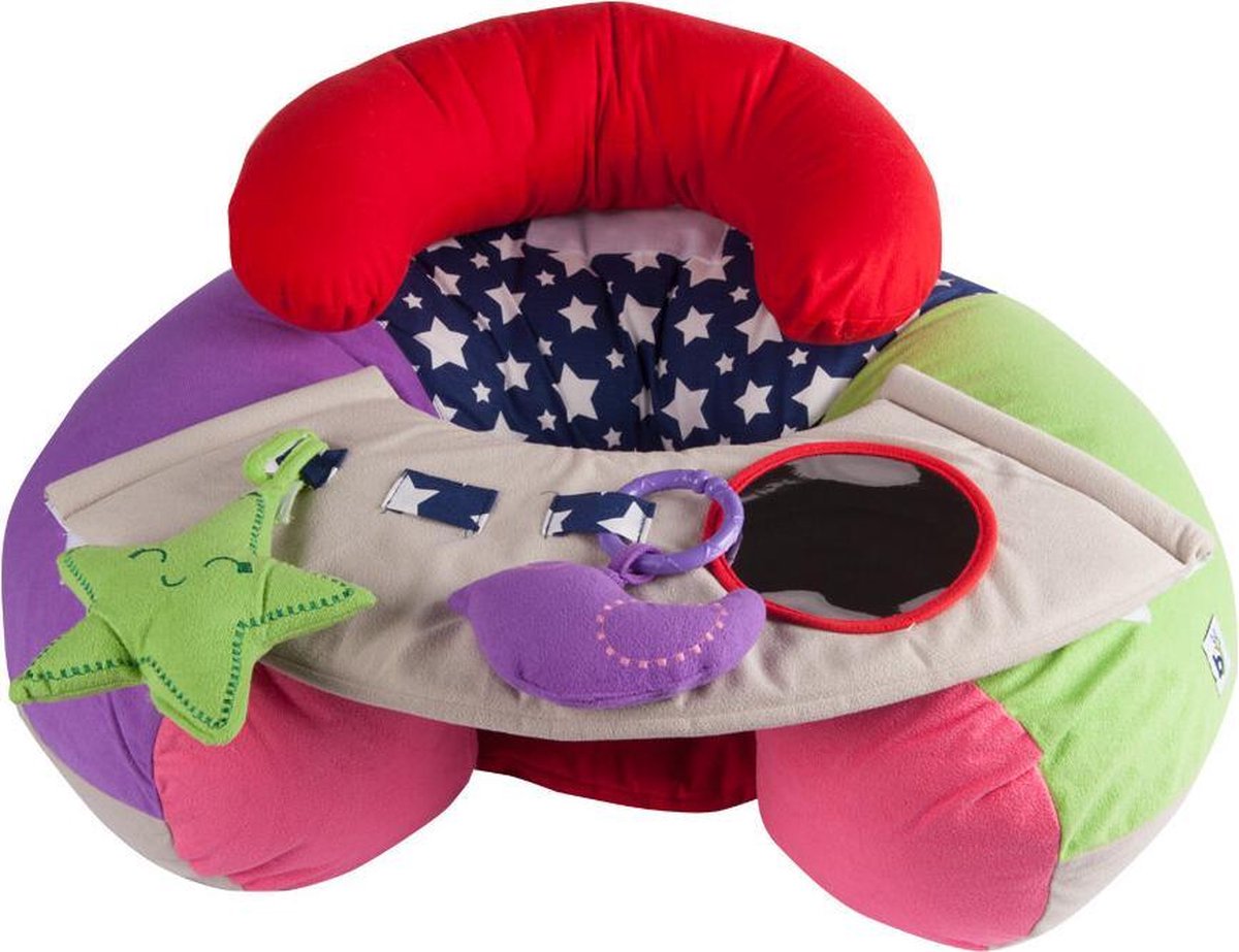 Babyjem Zitkussen - Voedingskussen - Speelkussen Baby - Playnest - Babygym - Motoriek Speelgoed