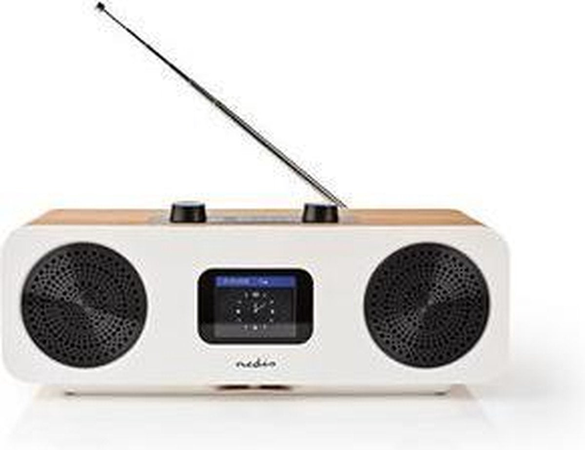 Internetradio | DAB+ / FM / Bluetooth® | Afstandsbediening | Wit / Hout