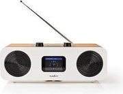 Internetradio | DAB+ / FM / Bluetooth® | Afstandsbediening | Wit / Hout