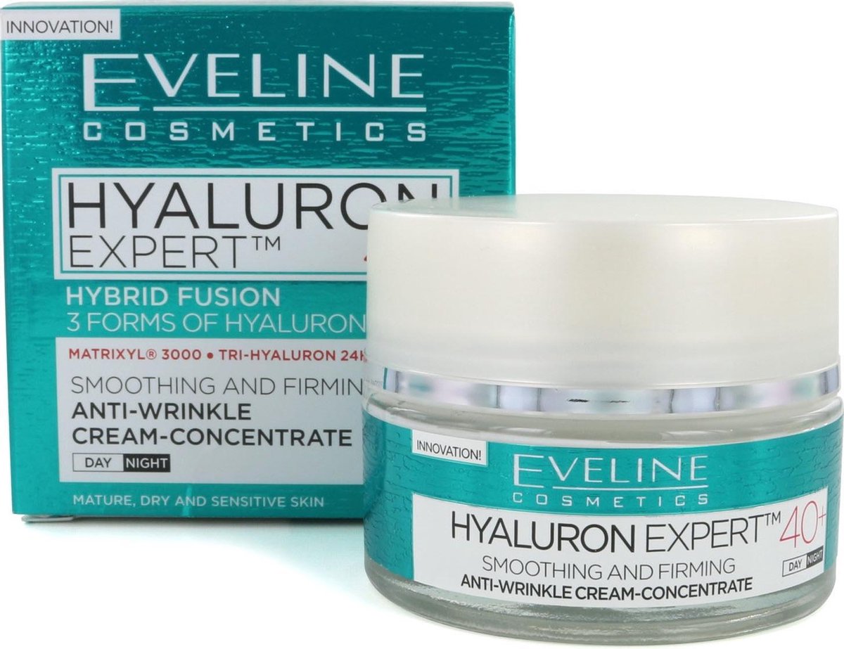 Eveline Cosmetics Hyaluron Clinic B5 Intensely Firming Day & Night Cream 40+ 50ml.