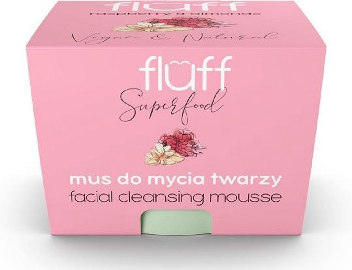 Fluff Facial Cleansing Mousse Mus Do Mycia Twarzy Malina & Migda? 50ml (w)