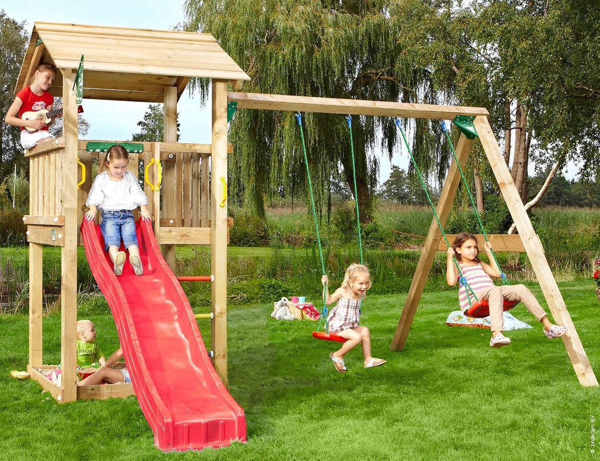 Speeltoestel met Glijbaan en Schommel • Casa 2-Swing Module 220