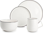 Salt&Pepper Studio Base Servies Set - 16-Delige Porseleinen Tafel Set Voor 4 Personen - Eetborden