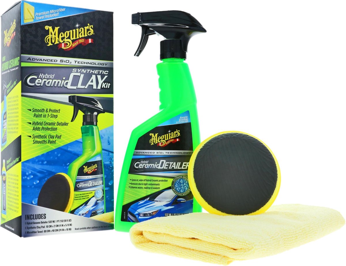 Meguiars Hybrid Ceramic Synthetic Clay Kit