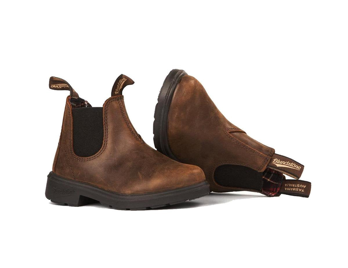 Blundstone - Antique Brown Chelsea Boot - Kinderen - Maat 26-27
