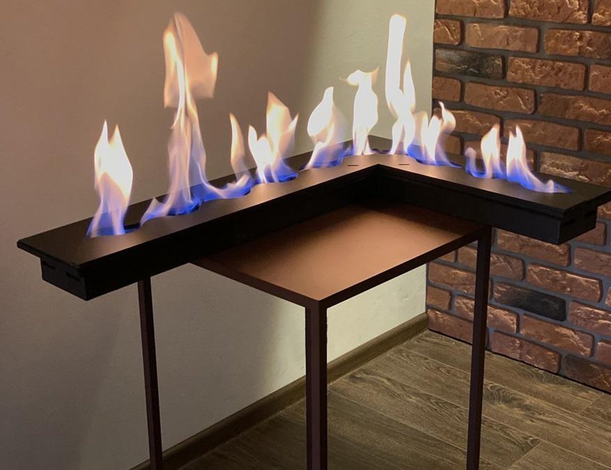 Bioethanolhaarden.com - Mella PRO Wave Bio Ethanol Hoekbrander 123 X 68