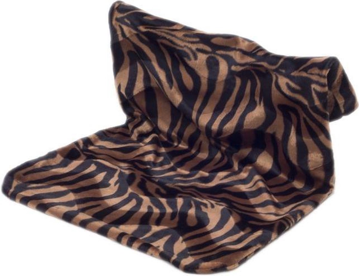 Radiator hangmat Bonfire zebra zwart/bruin