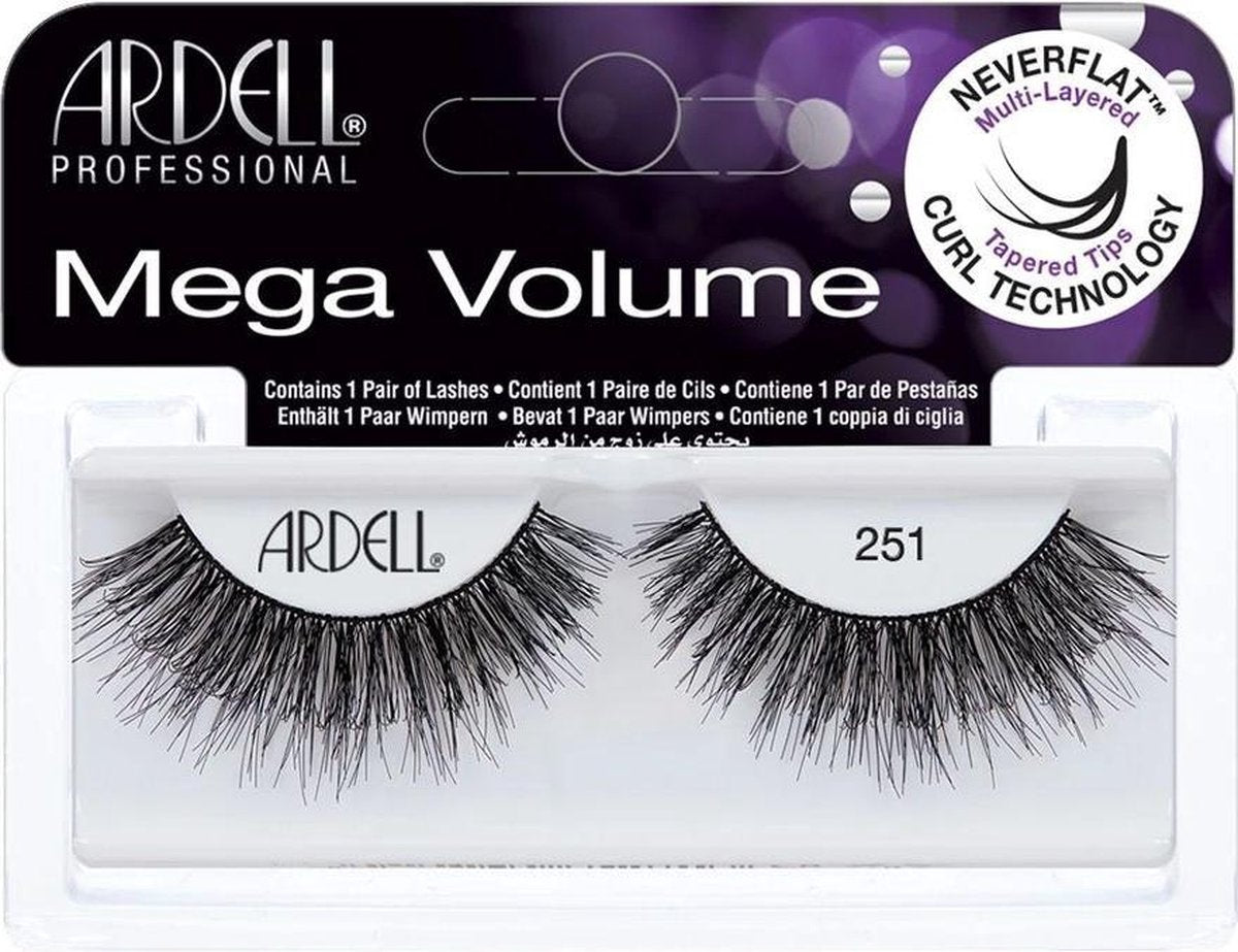 Ardell - Mega Volume 251 - Nepwimpers - Black - Zwart