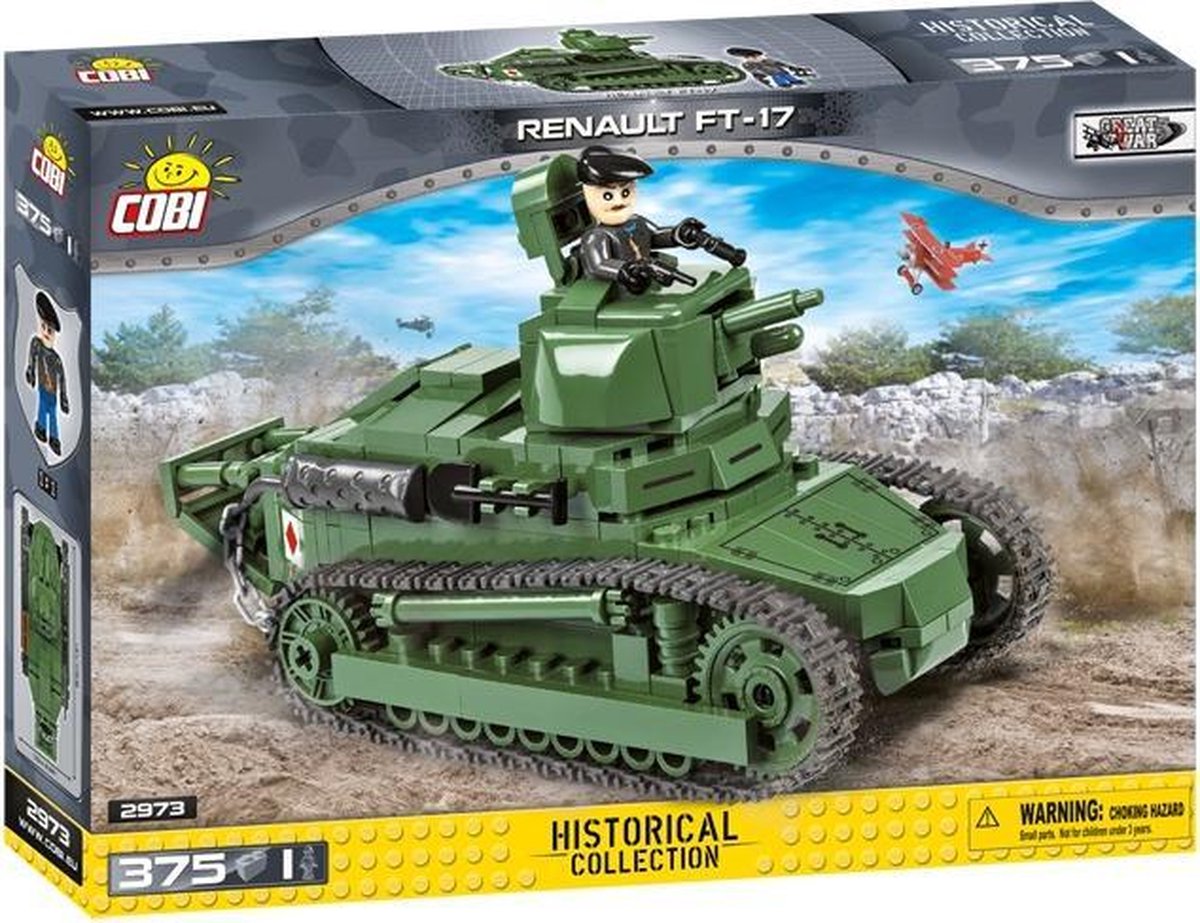 Cobi 380 Pcs Small Army /2973/ Tank Renault Ft-17