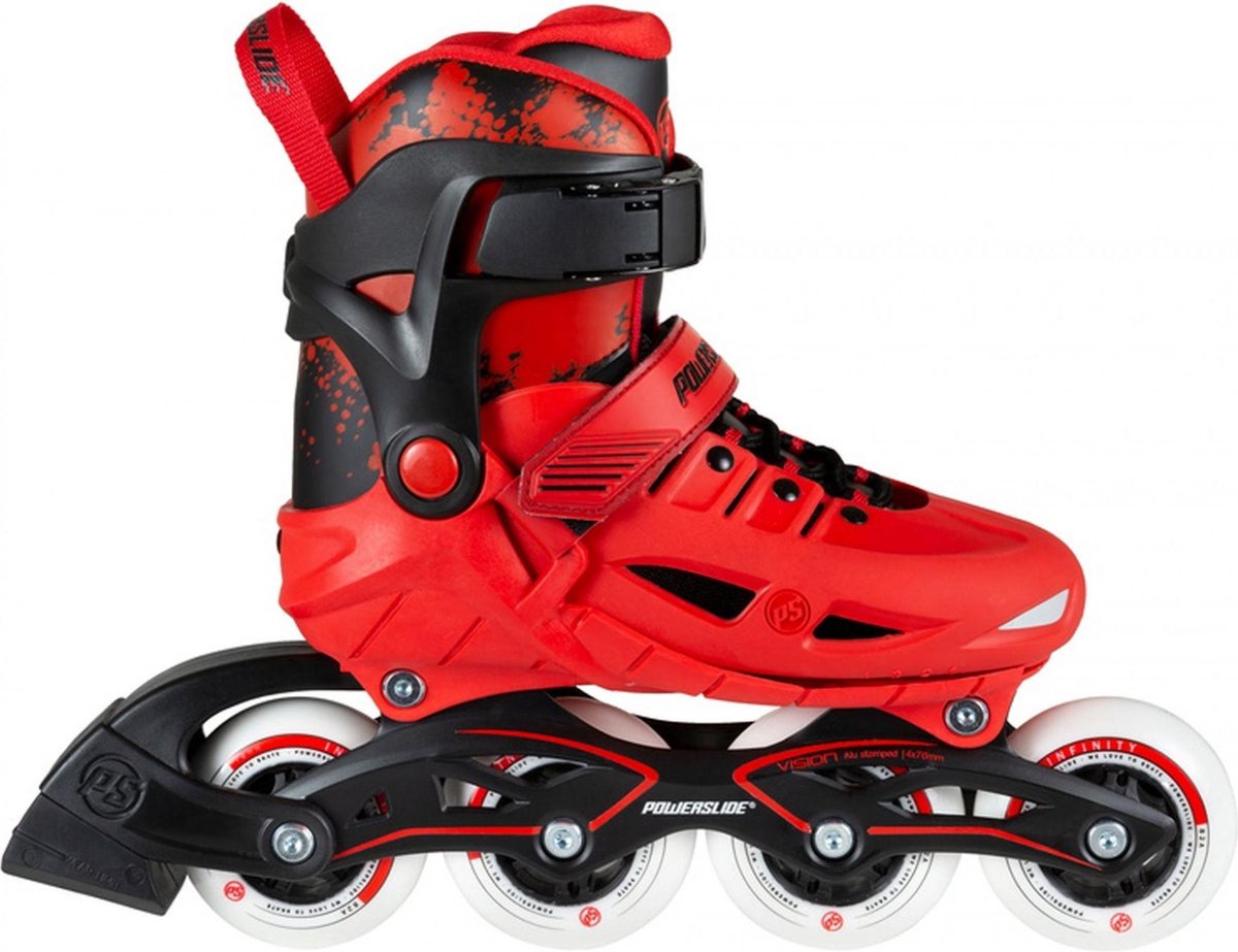 Powerslide Inlineskates Phuzion Universe Junior Rood Maat 29-32