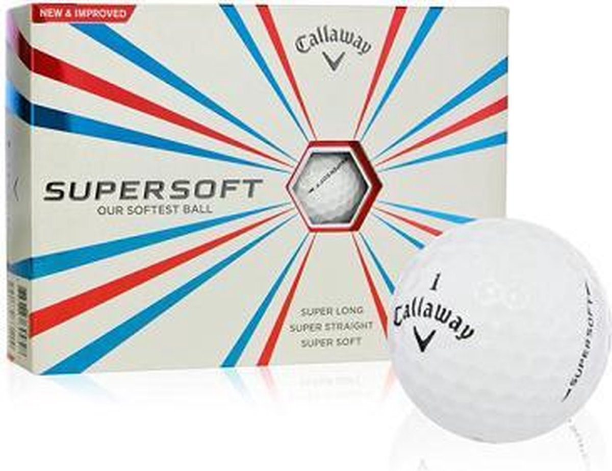 CALLAWAY SUPERSOFT 12-PACK White