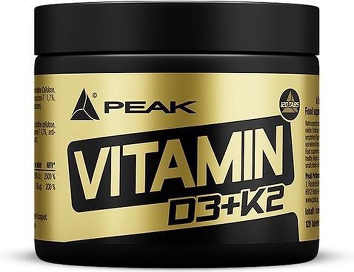 Peak - Vitamin D3+K2 (120) Unflavoured