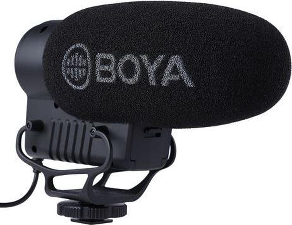 Boya BY-BM3051S mono/stereo switchable shotgun microphone
