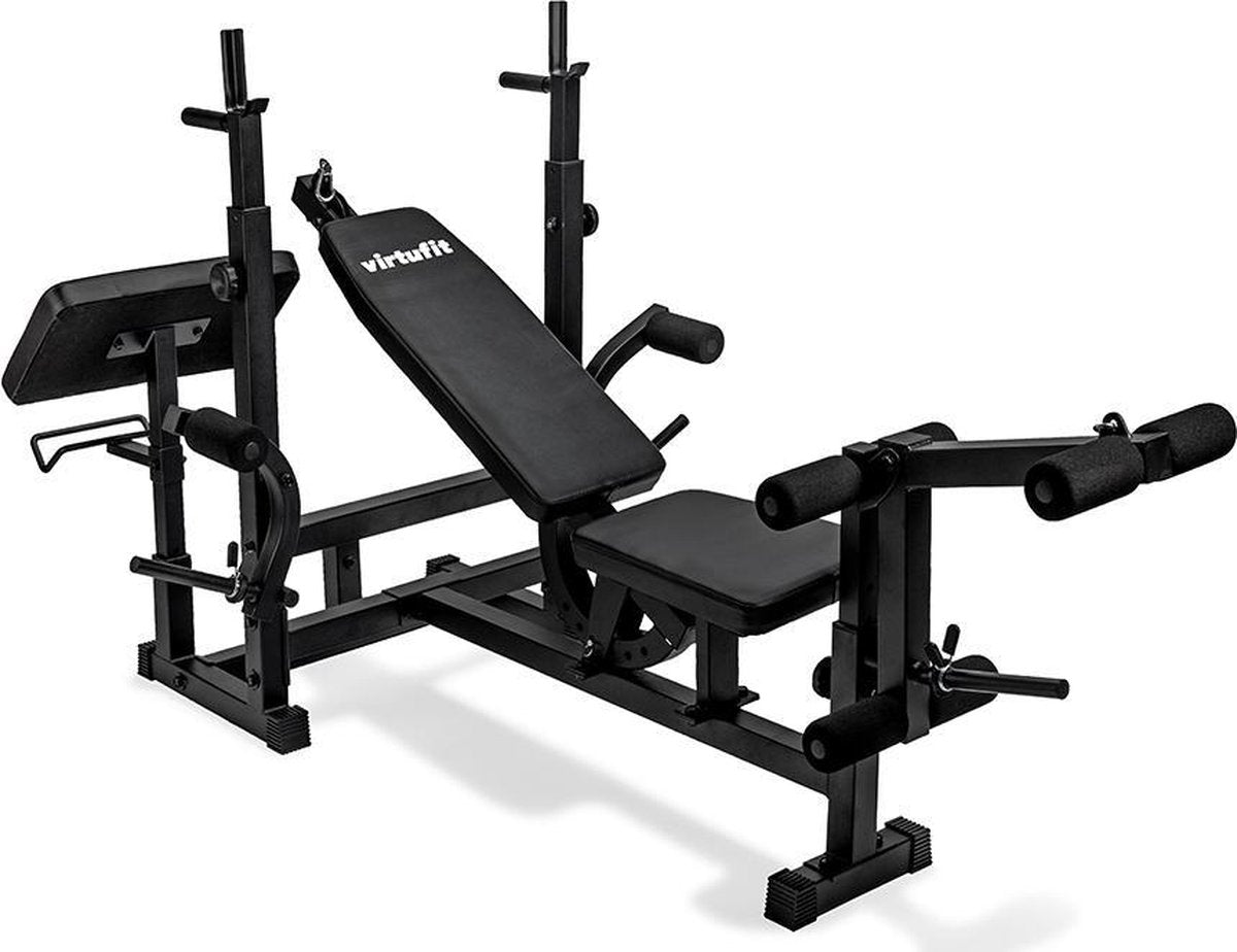 Halterbank - VirtuFit Multifunctionele Fitnessbank Deluxe
