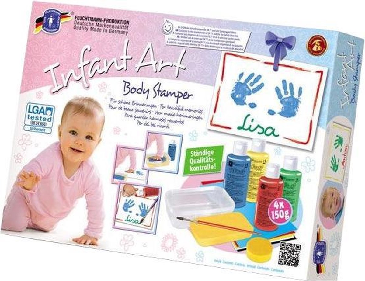 Feuchtmann Infant Art Body Stamper: Handafdruk Stempelen