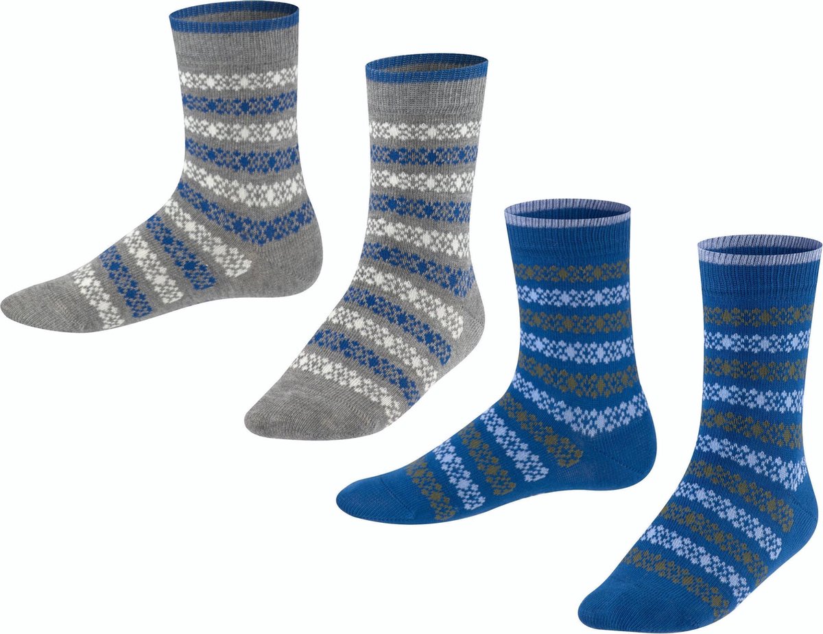 Esprit 2-PACK Geo Pattern Sokken Kinderen 18165 - Meerkleurig meerdere kleuren zie foto Kinderen - 23-26