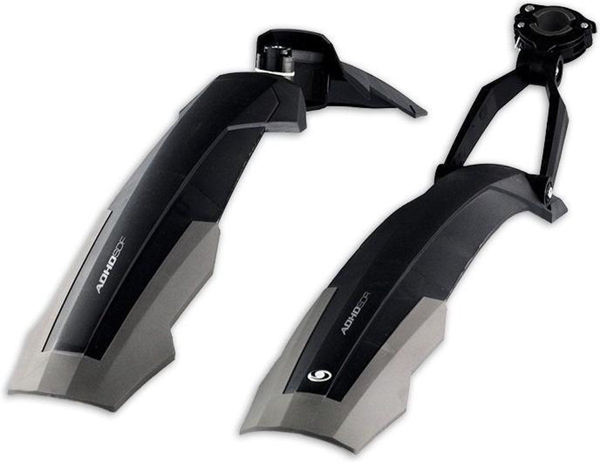 Simpla Spatbordenset Adhd Short 26 27.5 Inch Zwart/grijs