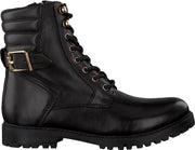 Omoda Dublino-080 Veterboots - Laarzen Met Veters - Meisjes - Zwart - Maat 35