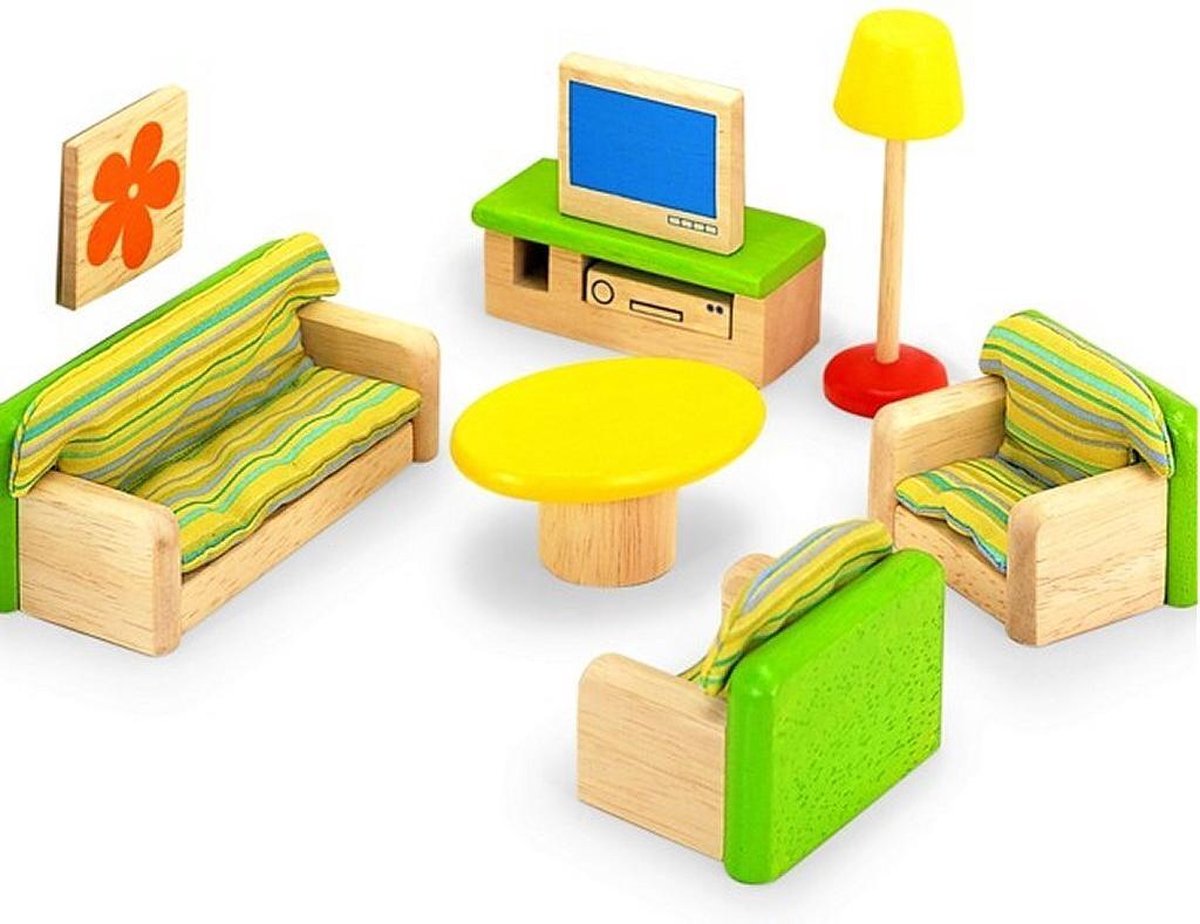 Pintoy Woonkamer voor poppenhuis