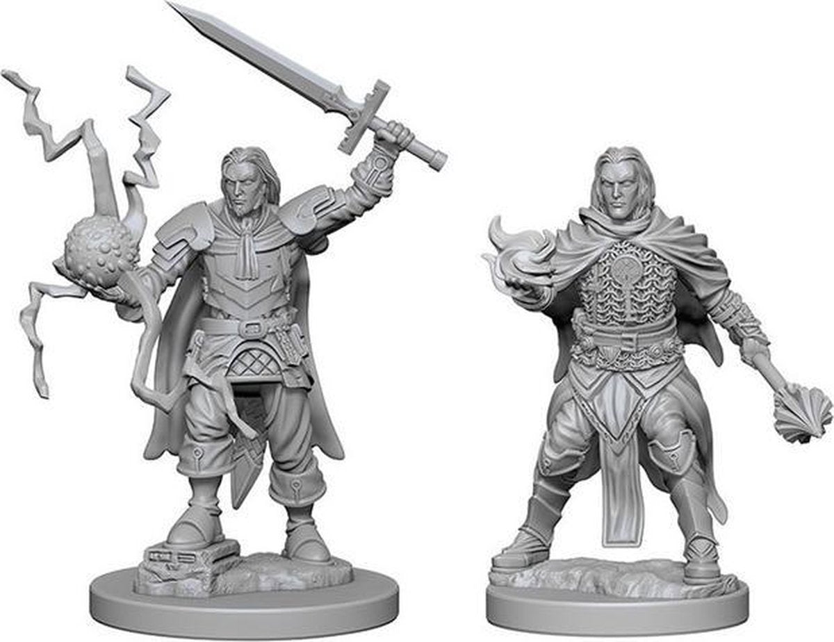 Human Male Cleric  Pathfinder Deep Cuts Unpainted Miniatures (W1)