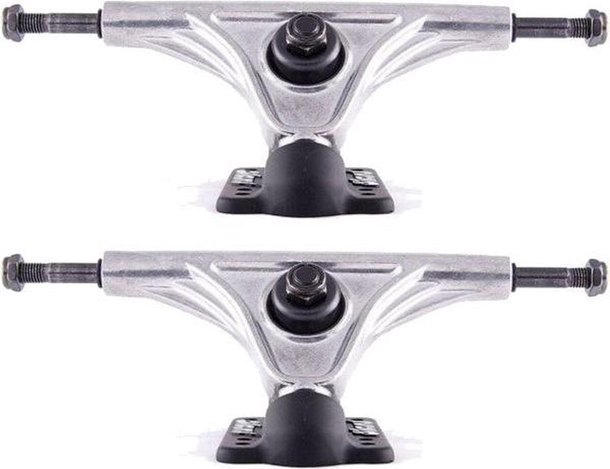 Slant Reverse kingpin skateboard trucks raw/raw 180 (2 stuks)