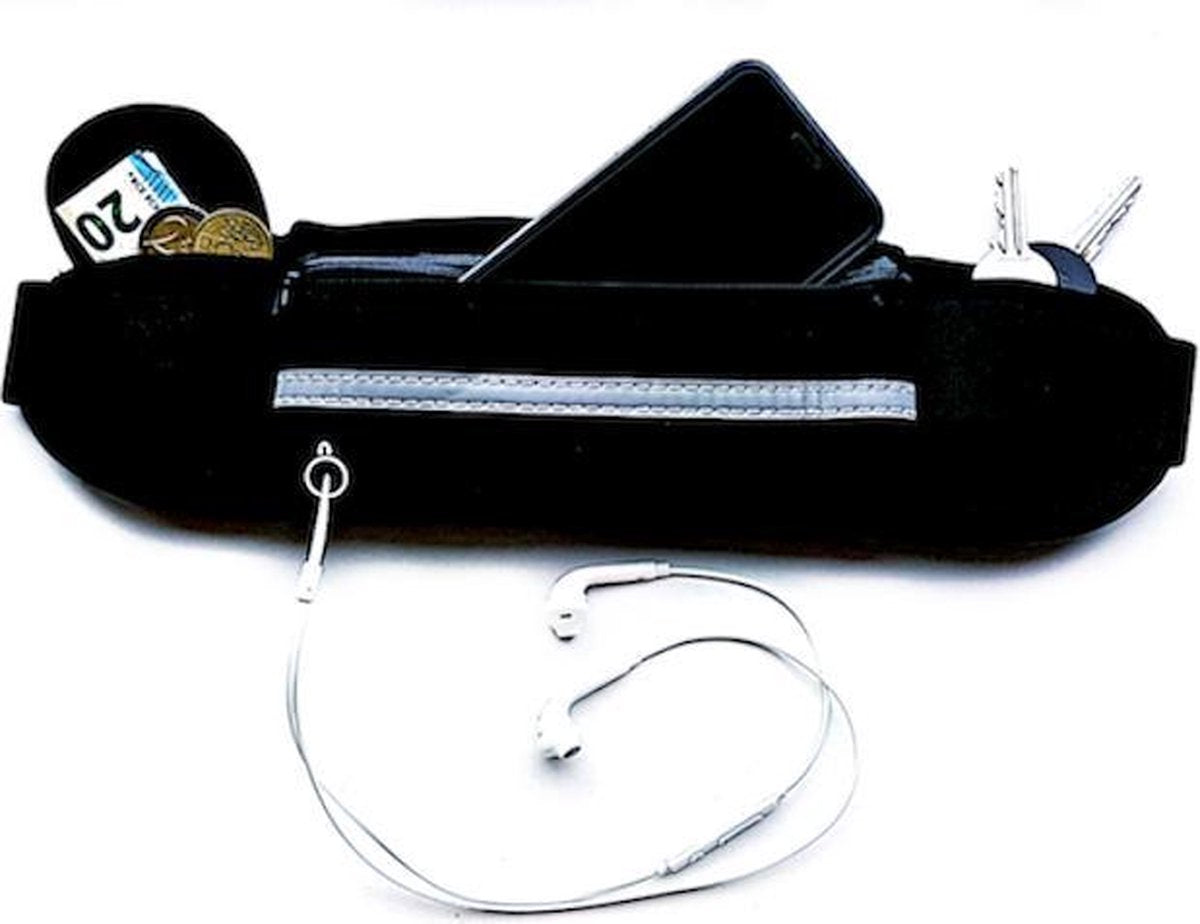 Running belt - Hardloop belt - Hardloop riem - Zwart