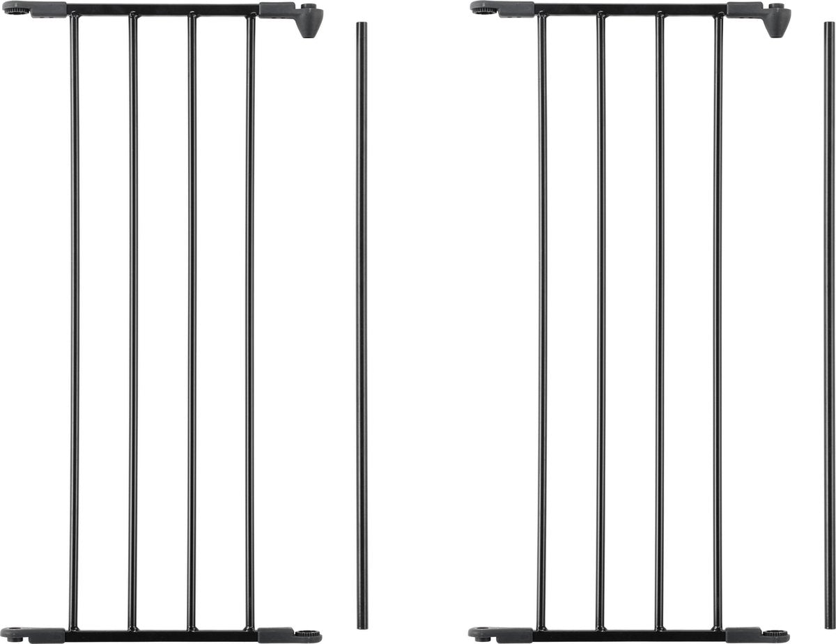 BabyDan DuoPak Flex Verlengdeel 33 cm Zwart (2 uitbreidingen :1 verpakking)