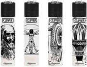 Clipper Aansteker - Da Vinci - 4 stuks