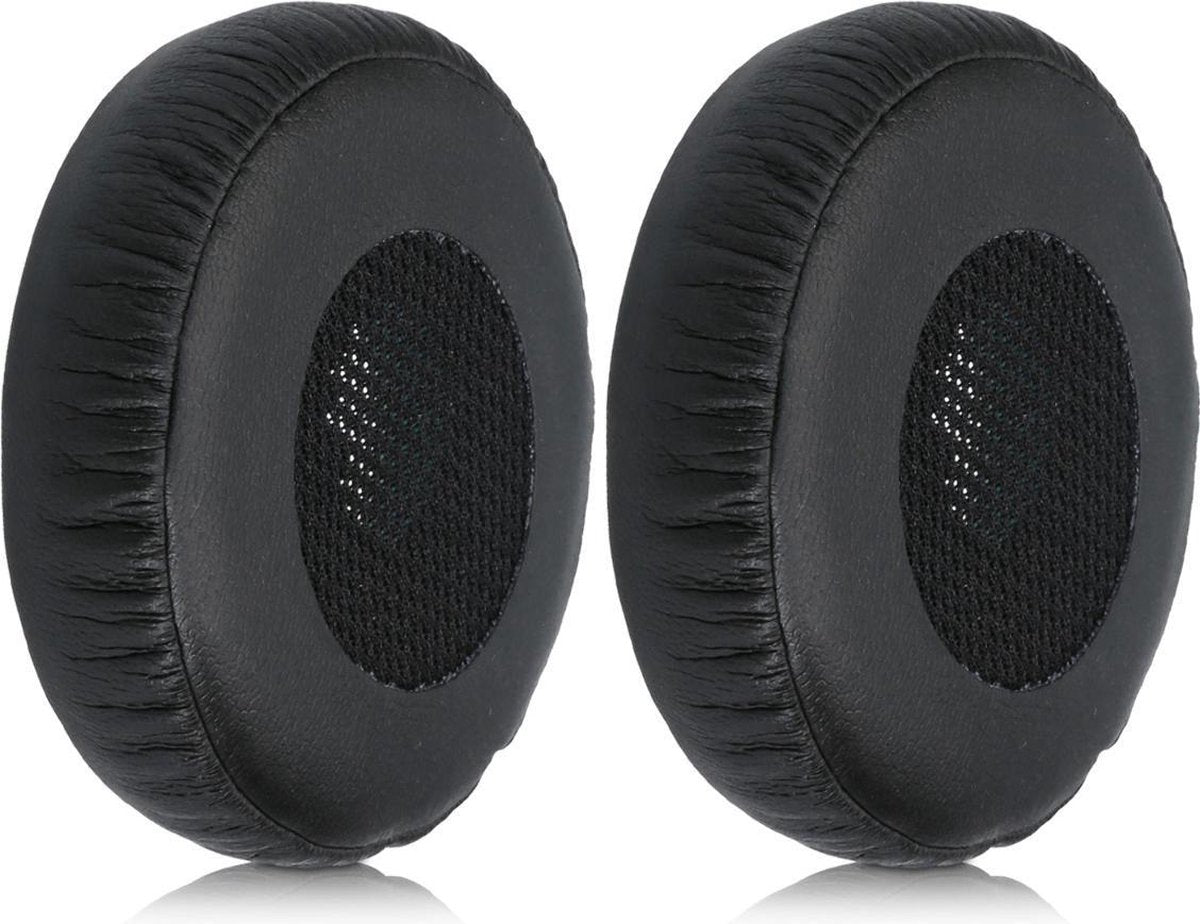 kwmobile 2x oorkussens voor Philips M1 Fidelio koptelefoons - imitatieleer - voor over-ear-koptelefoon - zwart