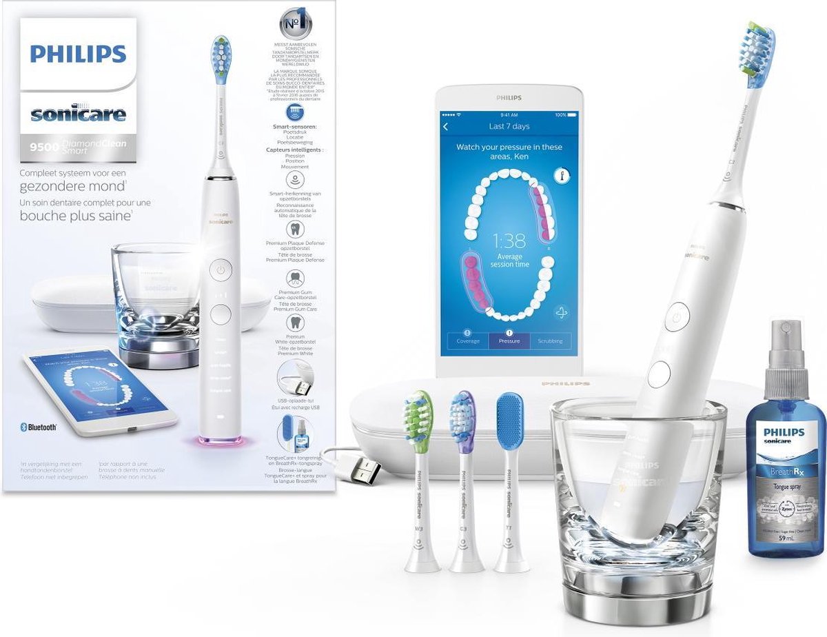 Philips Sonicare DiamondClean Smart HX9924/03 - Elektrische tandenborstel