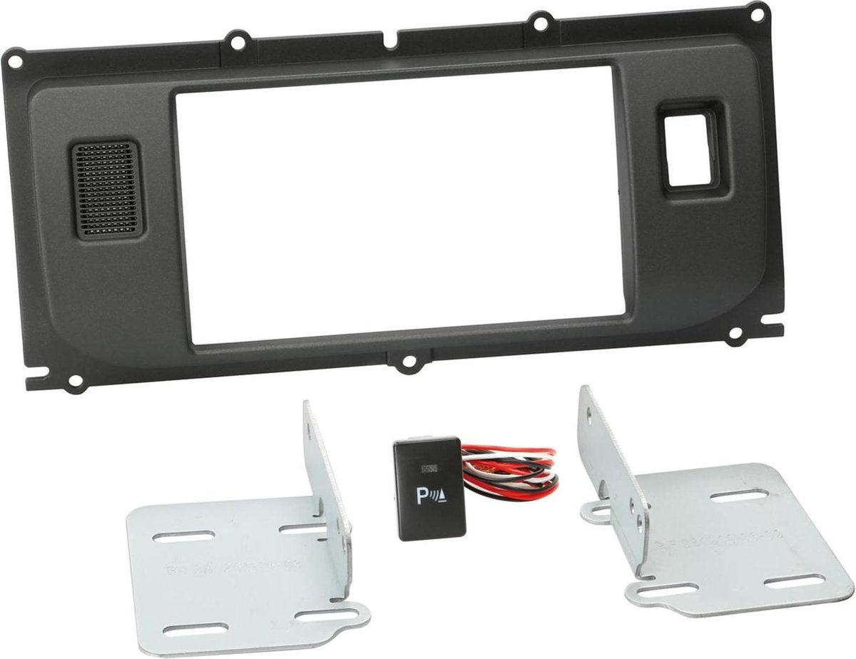 2-DIN Paneel Land Rover Evoque met PDC button 2011-2019 Kleur: Antraciet