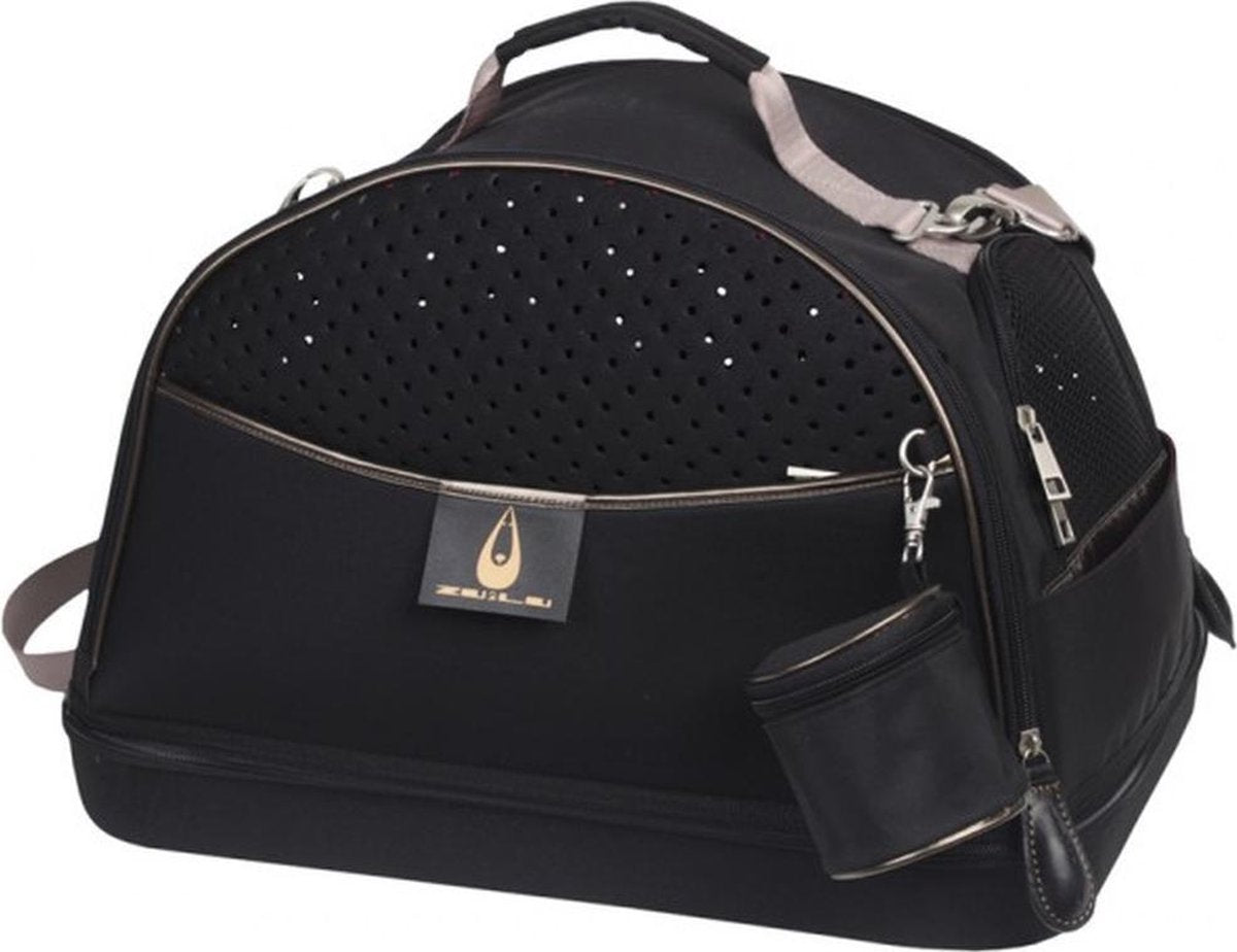 Nobby - draagtas - Alexia II - voor kleine dieren - zwart - 44 X 30 X 30 CM