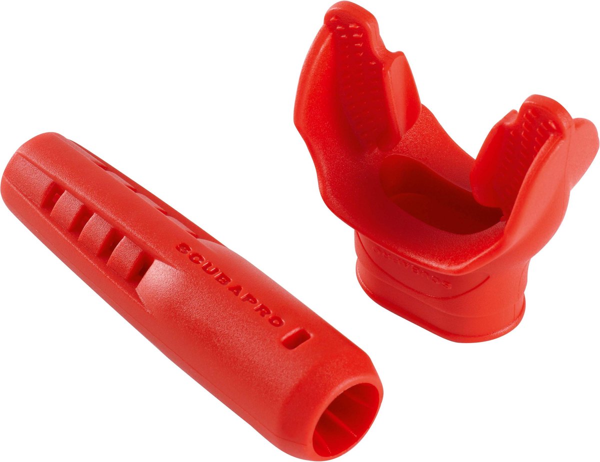 Gekleurd Mondstuk en Slangbeschermer rood