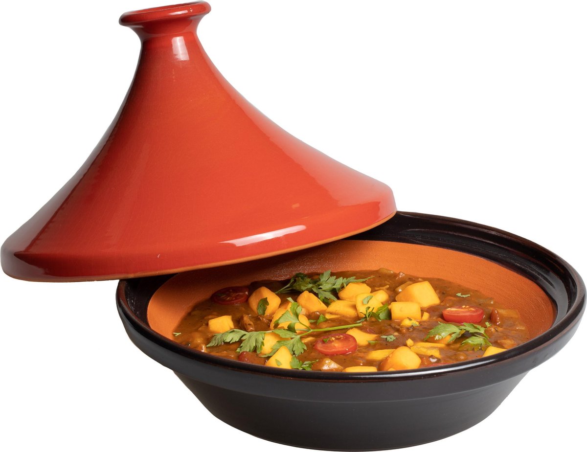 Sareva Tajine Rood Zwart Ø 30 cm