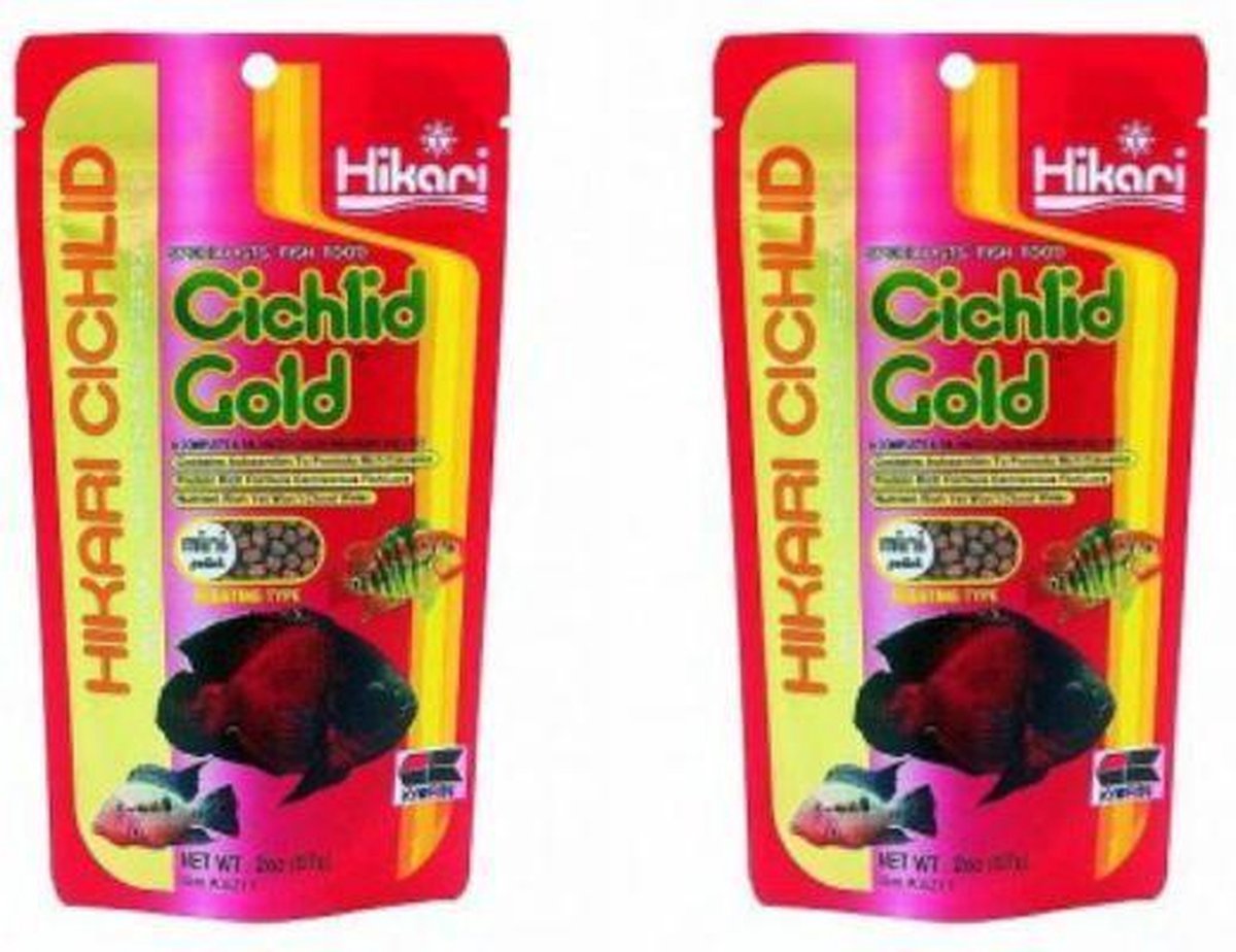 Hikari Cichlid gold mini 57 gr per 2 verpakkingen