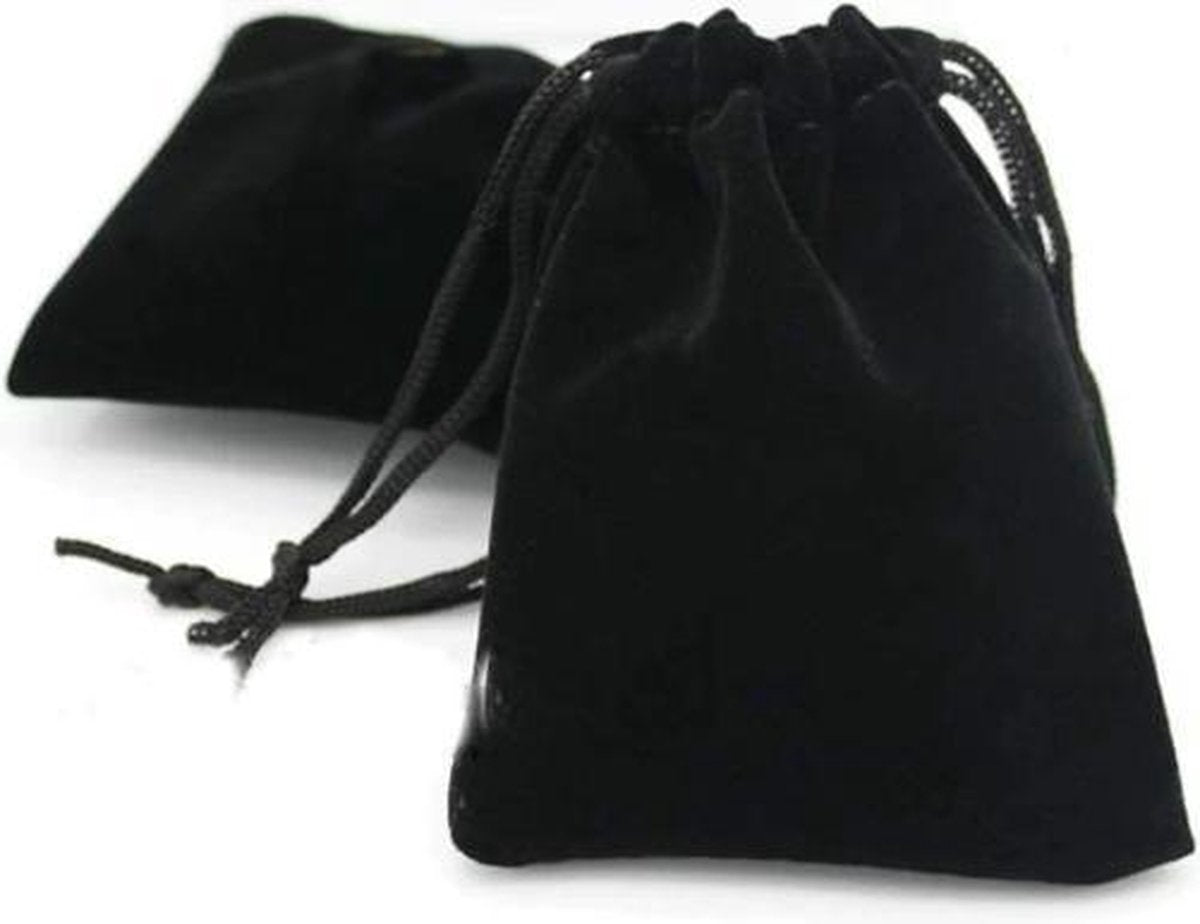 5x Polydice dice bag | Set van 5 dobbelsteen / sierraad opbergzakjes | 5 dicebags van velours | DND / Pathfinder dice bags| dungeons and dragons dicebag | 9cm x 12cm
