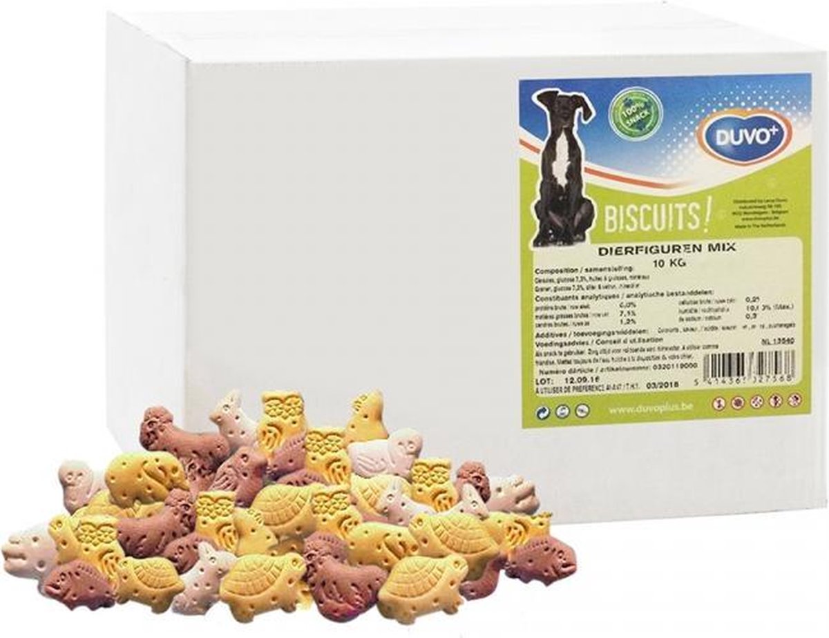 Duvo+ Biscuit dierenfiguurtjes 10kg