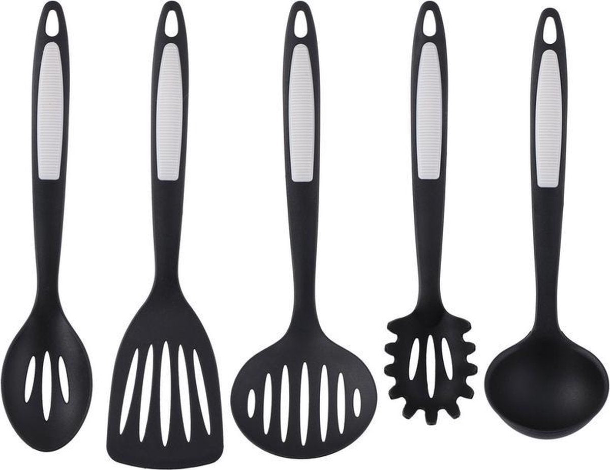 5x stuks Keukengerei set - formaat 35 cm.