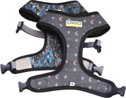 Croci tuig voor hond jackson tweezijdig blauw / grijs 42-55 cm