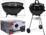 Ronde Houskoolbarbeceu | BBQ met Thermometer & Ventilatierooster