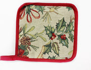 Pannenlap - luxe gobelinstof - Christmas Happiness - Kerst