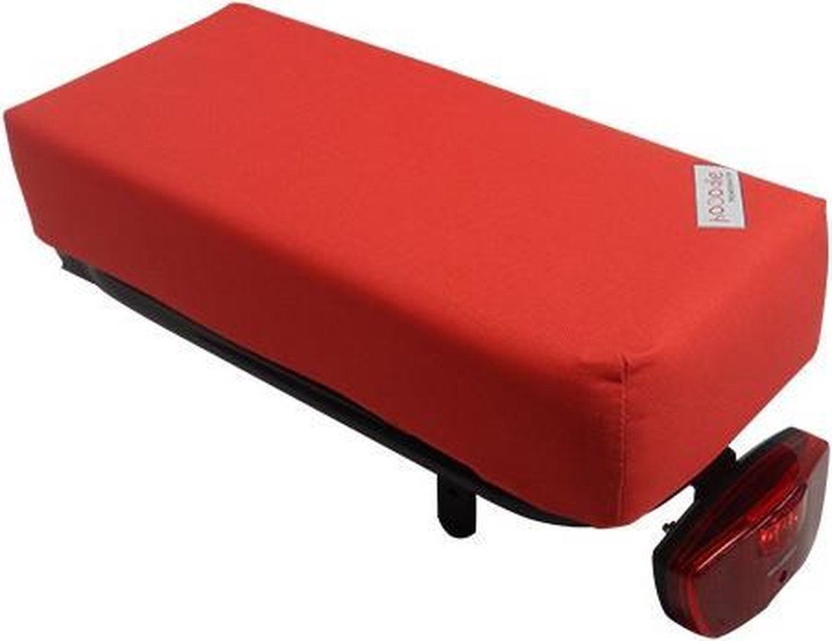 HOOODIE Big Cushie Bright Red Solid