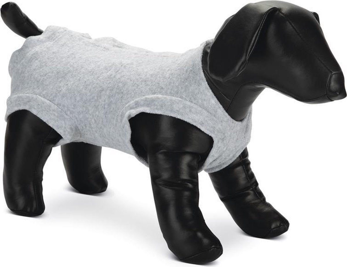 Beeztees Bescherm Bodysuit - Hond - Grijs - 56x66 cm