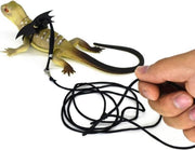 Dierplezier - Wandeltuigje reptiel - Leiband reptiel - S - Hamster wandelleiband - Tuigje met klittenband - Tuigje wandelen met belletje en vleugels - Harnas voor retielen - Gareel voor reptiel