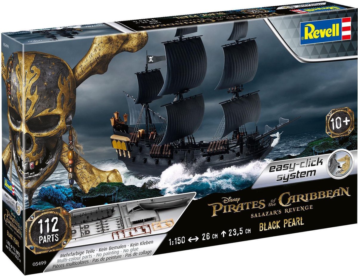Revell 05499 Black Pearl Boot (bouwpakket) 1:150