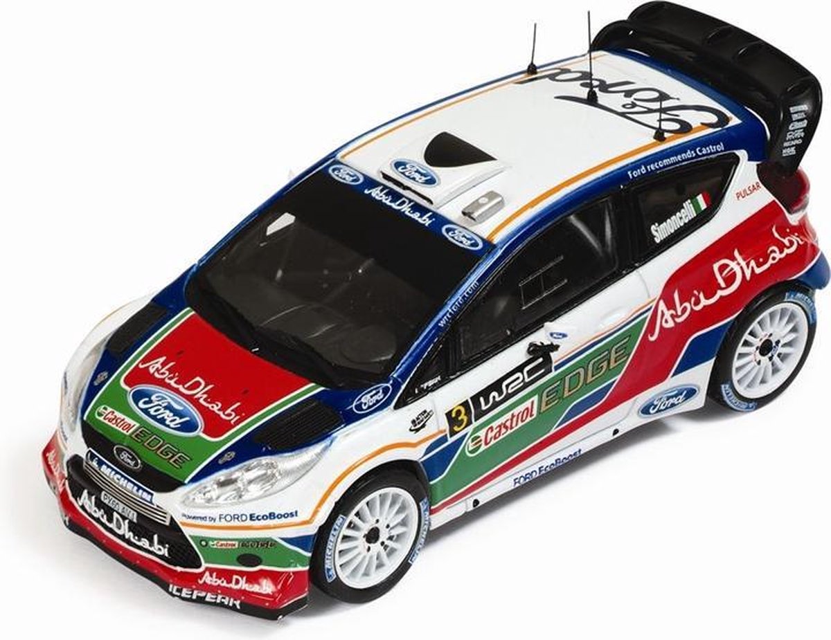 FORD Fiesta RS WRC - Marco Simoncelli Test Kirkbride Airfield 2011  1/43