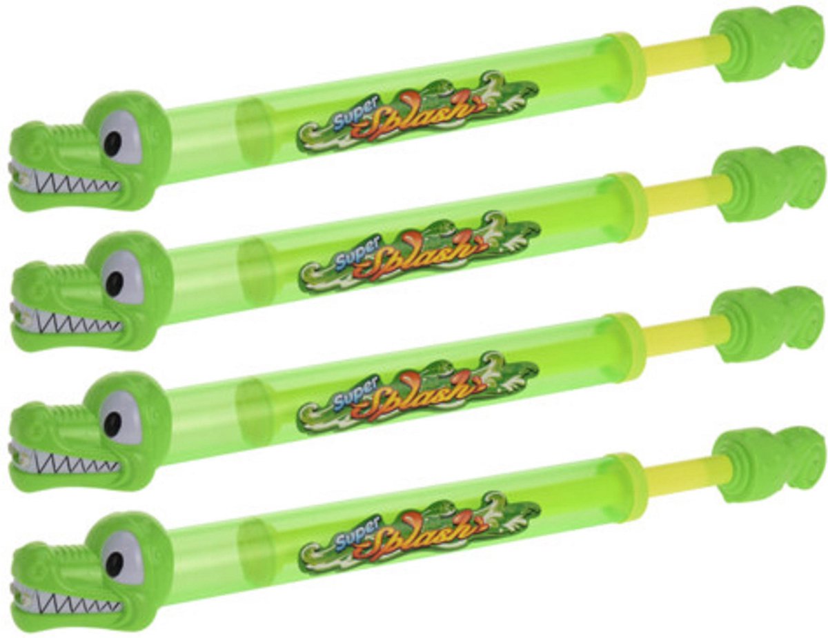 5x Waterpistool/waterpistolen krokodillen waterspuit 51cm